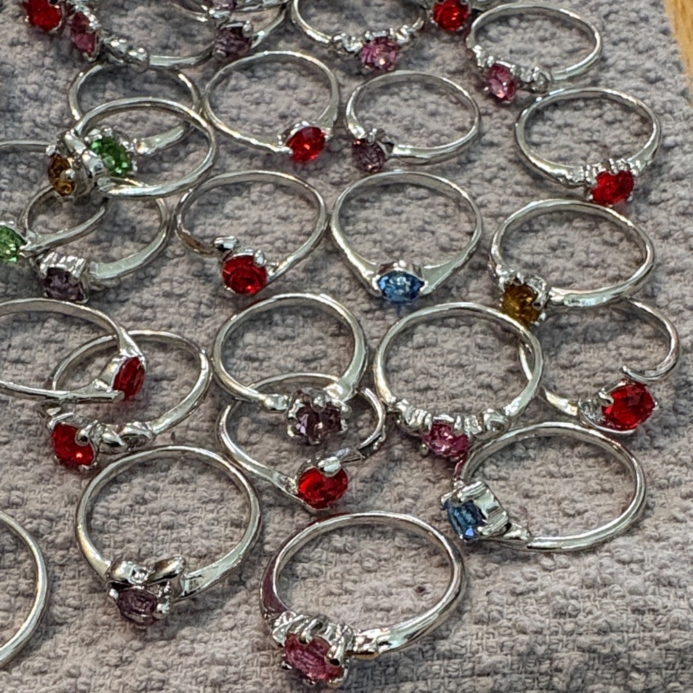 Colorful Gemstone Rings Collection - Picture 2 of 4